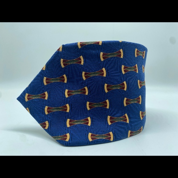 Bill Blass Black Label Blue Silk Imported Neck Tie - Picture 1 of 9